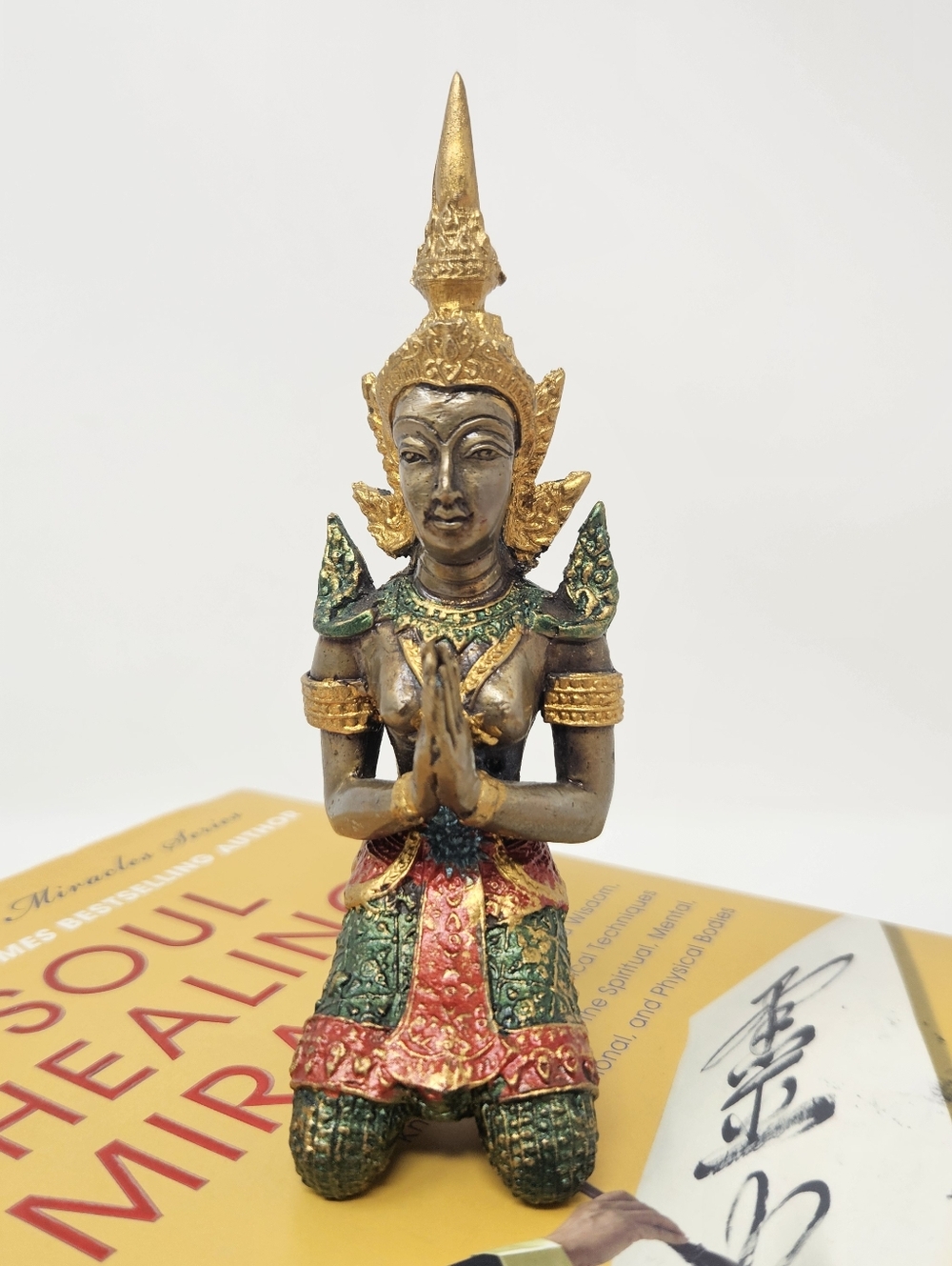 Guardian Angel Brass  Golden Green Red